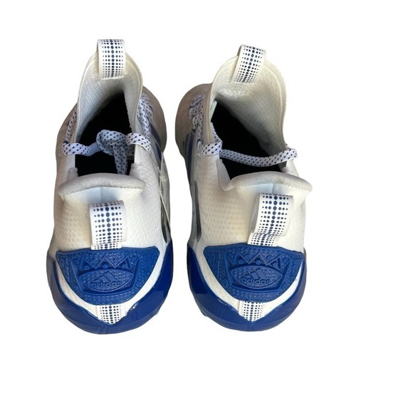 Adidas Adizero Reign Young King Football Cleat Blue Floral size 9.5 #FU6707 - Picture 11 of 13